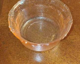 Anchor Hocking Wexford Amber Glass Small Bowl