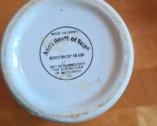 Anns House of Nuts Fruits Petits Ceramic Jar