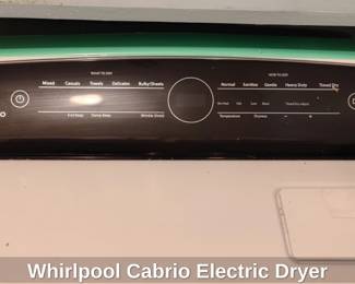 Whirlpool Cabrio Electric Dryer second image