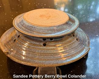 Sandee Pottery Berry Bowl Colander fourth image