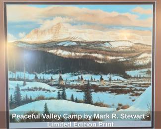 Peaceful Valley Camp by Mark R. Stewart  Limited Edition Print second image