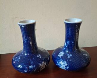 Blue and White Prunus Vase second image