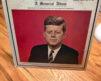 John Fitzgerald Kennedy A Memorial Album LP Record