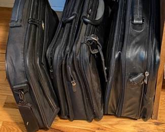 Lot of Three Vintage Briefcases or Attache Cases Targus, Samsonite