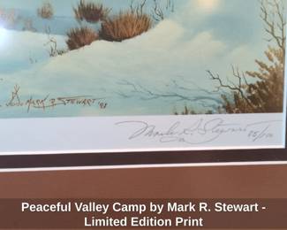 Peaceful Valley Camp by Mark R. Stewart  Limited Edition Print third image