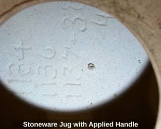 Stoneware Jug with Applied Handle sixth image