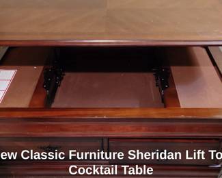 New Classic Furniture Sheridan Lift Top Cocktail Table