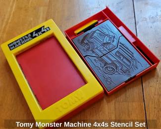 Tomy Monster Machine xs Stencil Set