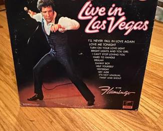 Tom Jones Live in Las Vegas Vinyl Record