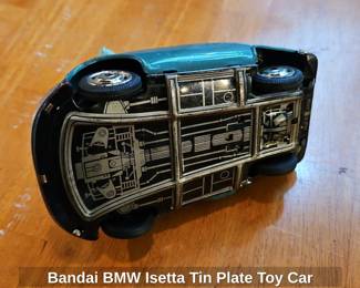 Bandai BMW Isetta Tin Plate Toy Car second image