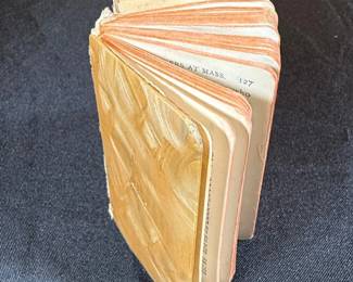 Antique Catholic Prayer Book with IHS Monogram third image