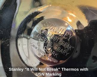 Stanley It Will Not Break Thermos with USN Marking third image
