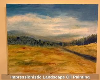 Impressionistic Landscape Oil Painting