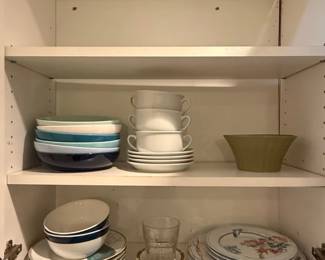 Assorted Ceramic Dinnerware and Glassware Set