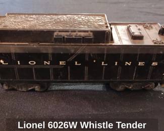 Lionel W Whistle Tender