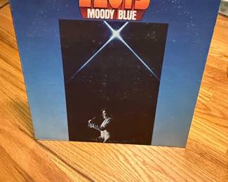 Elvis Presley Moody Blue Translucent Blue Vinyl Record Album