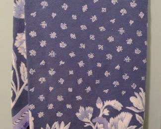 Vintage Floral and Butterfly Print Cotton Tea Towel