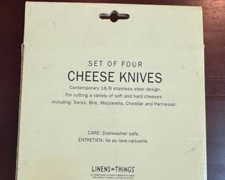 Linens N Things Set of Four Cheese Knives second image