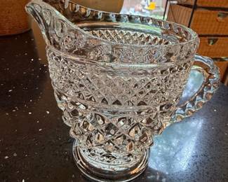 Anchor Hocking Wexford Glass Creamer
