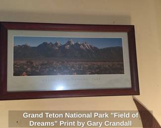 Grand Teton National Park Field of Dreams Print by Gary Crandall