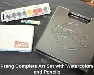 Prang Complete Art Set with Watercolors and Pencils