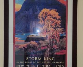 Storm King New York Central Lines Poster