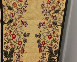 Vintage Floral Tapestry Table Runner