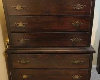 Vintage Chest on Chest Dresser second image