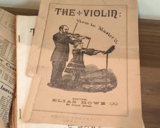 The Violin How to Master It by Elias Howe Co.