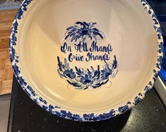 Yesteryears Texas Hand Turned Bowl