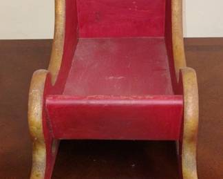 Vintage Wooden Sleigh Decor