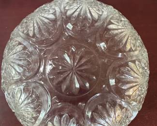 Anchor Hocking Prescut Star of David Footed Bowl third image