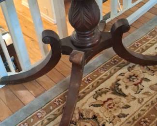 Antique Duncan Phyfe Style Mahogany Game Table second image