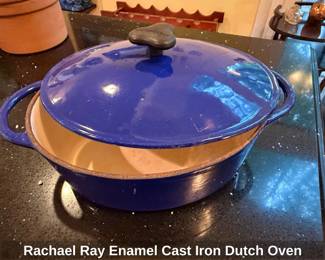 Rachael Ray Enamel Cast Iron Dutch Oven second image