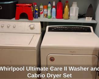 Whirlpool Ultimate Care II Washer and Cabrio Dryer Set