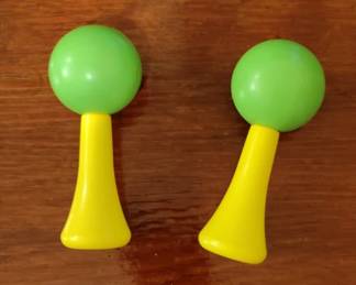 Plastic Toy Horns Set of 