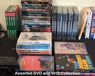 Assorted DVD and VHS Collection