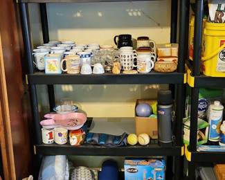 Assorted Household and Garage Items Including Garden Tools and Storage fifth image