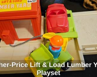 FisherPrice Lift  Load Lumber Yard Playset