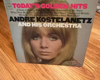 Andre Kostelanetz Orchestra  Todays Golden Hits Vinyl Record