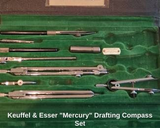 Keuffel  Esser Mercury Drafting Compass Set second image