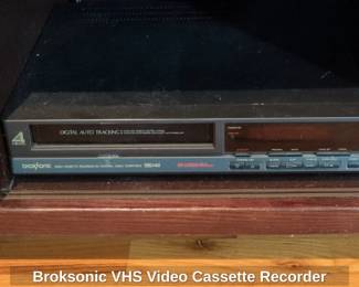 Broksonic VHS Video Cassette Recorder