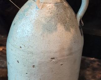 Vintage Stoneware Jug with Handle second image