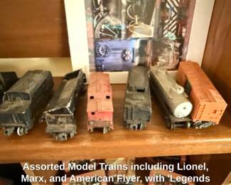 Assorted Model Trains including Lionel, Marx, and American Flyer, with Legends of the Plains series second image