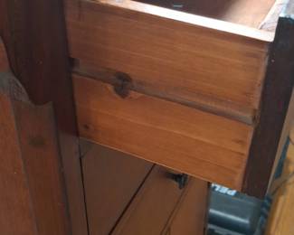 AsianInspired Jewelry Armoire with Drawers and Doors second image