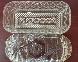 Anchor Hocking Wexford Glass Butter Dish with Lid third image