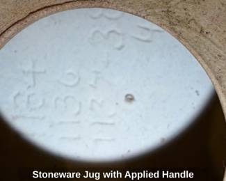 Stoneware Jug with Applied Handle fifth image
