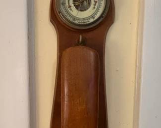 Vintage Barometer with Brush