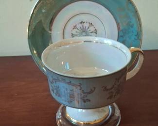 Royal Crown China Tea Cup and Saucer Set