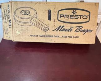 Presto Minute Burger Model or MB
